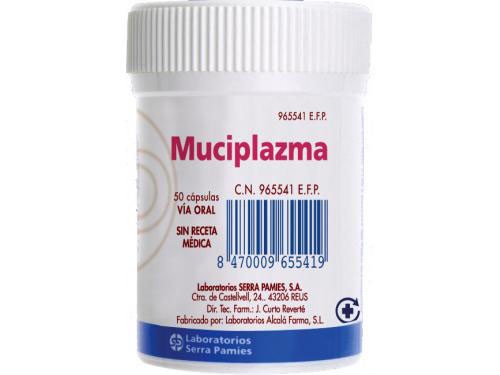 MUCIPLAZMA 500 mg CAPSULAS DURAS , 50 cápsulas