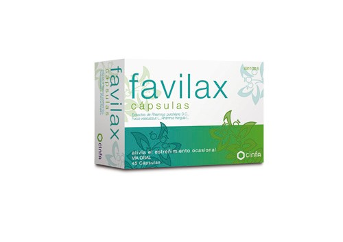 FAVILAX CAPSULAS, 45 cápsulas