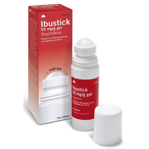 IBUSTICK 50 mg/g GEL, 1 tubo de 60 g