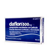 DAFLON 500 mg COMPRIMIDOS RECUBIERTOS , 30 comprimidos