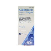 Ambroxol SANDOZ CARE 3 mg/ml jarabe EFG, 1 frasco de 125 ml