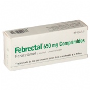 FEBRECTAL 650 mg COMPRIMIDOS , 20 comprimidos