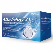 ALKA-SELTZER 2,1 g COMPRIMIDOS EFERVESCENTES , 20 comprimidos