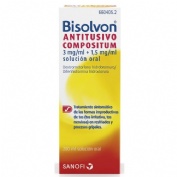 BISOLVON ANTITUSIVO COMPOSITUM 3 mg/ml + 1,5 mg/ml SOLUCION ORAL , 1 frasco de 200 ml