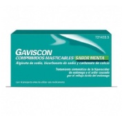 GAVISCON COMPRIMIDOS MASTICABLES SABOR MENTA,24 comprimidos