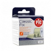 Esparadrapo - pic classic fix tejido (1 unidad 5 m x 5 cm color blanco)