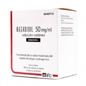 REGAXIDIL 50 mg/ml SOLUCION CUTANEA , 3 frascos de 60 ml