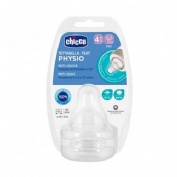 Tetina silicona flujo rapido - chicco physio (+ 4 meses 2 unidades)
