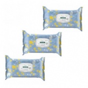 Klorane bebe toallitas limpiadoras suaves (3 paquetes 70 toallitas pack trio)