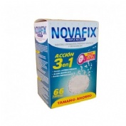 Novafix tabletas limpiadoras triple accion - limpieza protesis dental (66 tabletas)