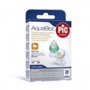 Pic aquabloc con bactericida - aposito adhesivo (redondo 22.5 mm 20 u)