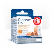 Esparadrapo hipoalergico - pic classic fix tela (1 unidad 5 m x 2,5 cm color piel)
