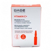 Vitamina c+ babe soluciones en ampolla (2 envases 2 ml)