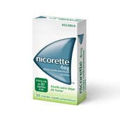 NICORETTE 4 mg CHICLES MEDICAMENTOSOS, 30 chicles