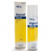 ALGESAL 10 MG/G + 100 MG/G ESPUMA CUTANEA, 1 envase a presión de 100 g