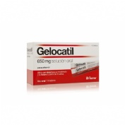 GELOCATIL 650 mg SOLUCION ORAL, 12 sobres