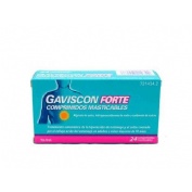 GAVISCON FORTE COMPRIMIDOS MASTICABLES,24 comprimidos